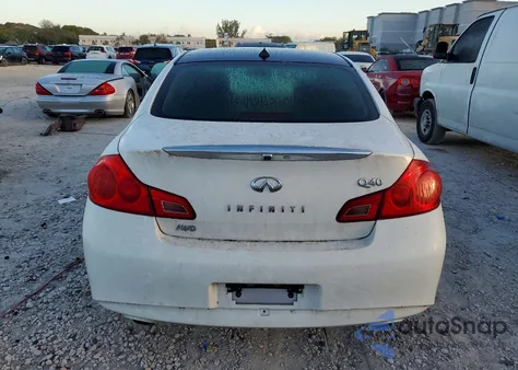 2015 Infiniti Q40 Base from USA, damaged, VIN JN1CV6AR4FM651490